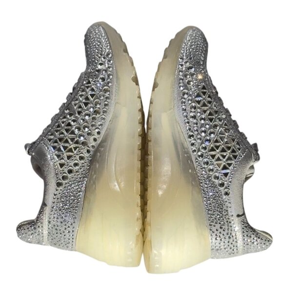 STEVE MADDEN Carrisa Women's Platform Sneaker Rhinestone-Embellished Size 7.5 - Picture 5 of 12